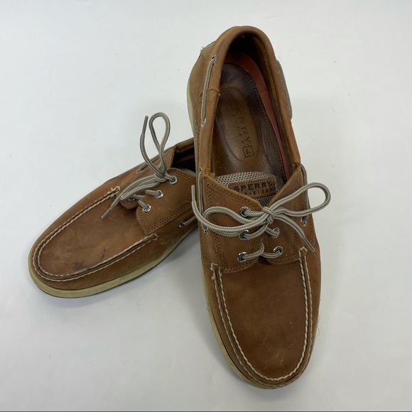 Sperry Classic Billfish Boat Shoe Dark Tan 13 - Picture 12 of 13